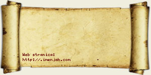 Omilj Jaćimović vizit kartica